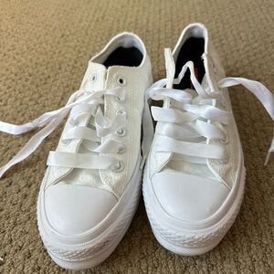 Custom Platform Wedding Converse